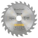 Tork Craft Saw Blade Tct 200X24T 30 1 20 16MM Contractor