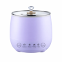 Multi-function Electric Cooking Pot 1.8L With Glass Lid - Purple