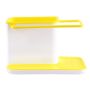 Kitchen Sink Organiser - Medium 21 X 11.4 X 13.5CM - Yellow & White