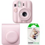 Fuji Instax MINI 13 Candy Pink Kit 3 Cam + Film + Case