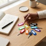 500 Pcs Colorful Uv Printed Name Key Tags