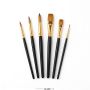 6-PIECE Artist Paint Brush Set: Oil Acrylic & Watercolor With Revibe Pen