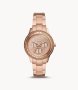 Fossil Stella Sport Multifunction Rose Gold-tone Stainless Steel Watch ES5106