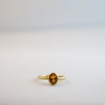 Oval - Medium - Citrine Small