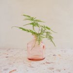 Glass Vase - Lizzy Pink - 11.5CM Height