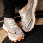 Anika Leather Sneaker - Olive - 8