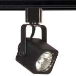 Square Spot Light 3 Wire Track Black White - White