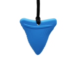 Sensory Chewable Necklace Shark's Tooth - Blue
