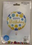 Happy Birthday 18 Inch Foil Balloon