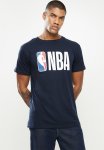 NBA Icon Logo Straight Hem Printed T-Shirt - Navy
