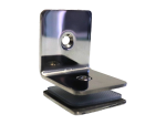 Shower Panel Glass Clamp – Mirror Finish