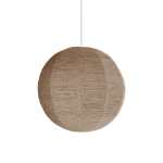 Jute Ball Pendant Light Natural