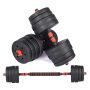 Everlast Vinyl Barbell And Dumbell Set 40 Kg