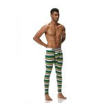 Jockmail - Stripe Longjohn. Green yellow
