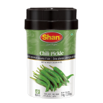 Chilli Pickle Aakha Marcha Nu Athanu 1KG - Fiery Whole Green Hot Peppers Preserved In Aromatic Vinegar Oil For Heavy Spice Enthu