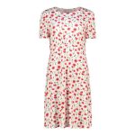 Short Sleeve Printed Babydoll Dress