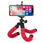 Universal Tripod 5.8 Inch Mobile Phone Holder - Black