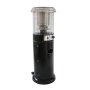Alva Short Stand Gas Patio Heater 1.35M Black