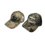 Camouflage Baseball Cap With Embroidered Bite Me & Hunting