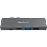 Canyon DS-5 7IN1 Thunderbolt 3 Hub - Space Grey