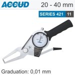 Ext. Dial Caliper Gauge 20-40MM 0.04MM Acc. 0.01MM Grad. Jaw Length 60