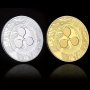 Plated Ripple Coin Xrp Crypto Commemorative Ripple Xrp Collectors Coin Ethereum Crypto Currency