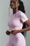 Cutout Detail T-Shirt - XL Lilac