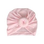4AKID Baby Turban Hat - Baby Pink