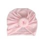 4AKID Baby Turban Hat - Baby Pink