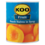 Koo Peach Halves In Syrup 825G
