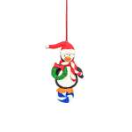 Christmas Penguin Decoration Hang Red Scarf
