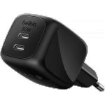 Belkin 50W Dual USB Gan Wall Charger With Pps Black