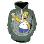 Homer Simpson Hoodie Green