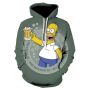 Homer Simpson Hoodie Green