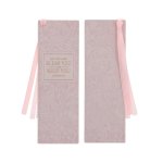 Faux Leather Bookmark - May The Lord Bless You And Keep You Pink