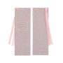 Faux Leather Bookmark - May The Lord Bless You And Keep You Pink