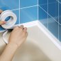 1roll Caulk Tape Waterproof PVC Sealing Tape Self Adhesive Tape For Kitchen Countertop Sink Bathtub Bathroom Shower Toilet And Floor Wall Edge Pro