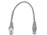 Linkbasic 22CM Utp CAT5E Flylead Grey