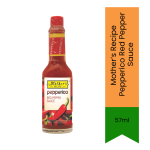 Mother's Recipe Pepperico Red Pepper Sauce Lal Mirch Sauce 57ML - Fiery Tangy Table Seasoning For Pizzas Tacos Braai Meats & Mor