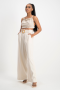 Jenna Linen Pant - Stone - XS