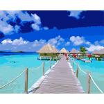 Adult Painting By Numbers - Walking Down The Dock