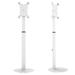 Ergonomic Height & Angle Adjustable Commercial Tablet Floor Stand