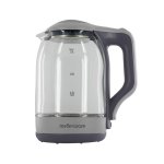 Mellerware Kettle C less Glass Grey 1.8L 1800W