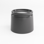 - Flat Stackable Sugar Pot Choose From 4 Colours - Dark Grey