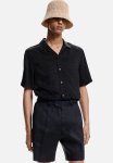 Regular Fit Resort Shirt - Black