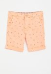 Aop Chino Short - Neon Coral
