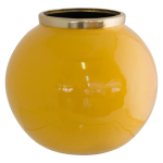 Enamel Coated Metal Vase 29CM X 26CM