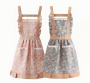 Cute Floral Ruffle Polyester Kitchen Aprons Set Of 2