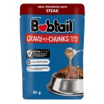Bobtail - Dog Food Gravy With Chunks 85G Steak