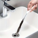 Flexible Drain Cleaning Brush - 1PC Unclogs Pipes & Sewers Essential Bathroom Accessory